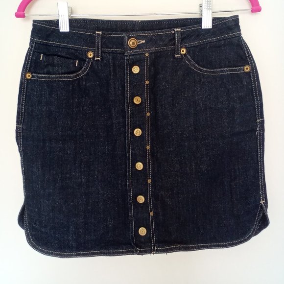 Mango Denim Mini Skirt, Size US 4 - Picture 1 of 10